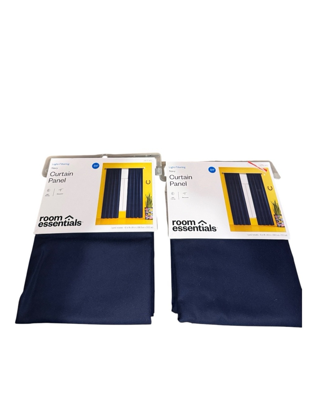 💰BOGO FREE 2 Target Room Essentials Navy Curtain Panels